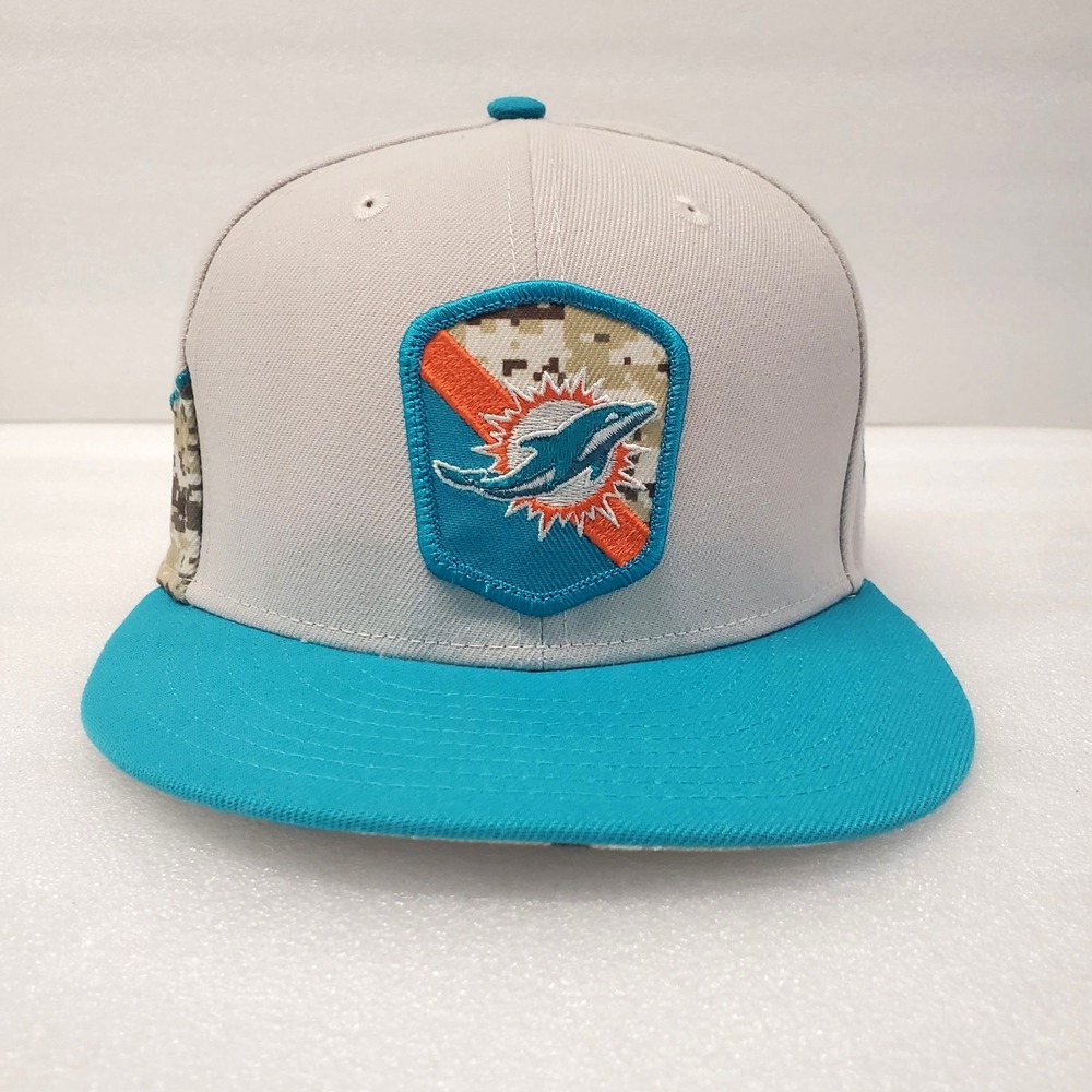 New Era 59FIFTY Miami Dolphins Salute To Service 2023 Fitted Hat 7 7/8 NFL